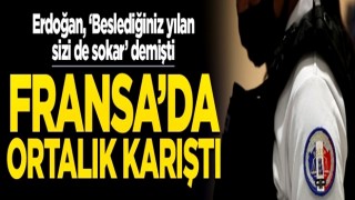 Başkan Erdoğan "beslediğiniz yılan sizi de sokar" demişti... Fransa'da ortalık karıştı!