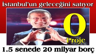 Ekrem, İstanbul’un geleceğini satıyor