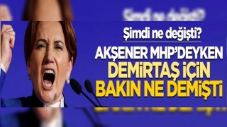 Şimdi ne değişti? MHP döneminde Akşener, Demirtaş için bakın ne demişti