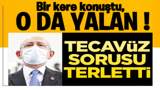 Tecavüz sorusu terletti