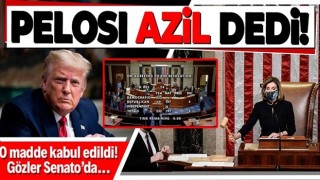 ABD Temsilciler Meclisi Donald Trump'ın azil maddesini kabul etti