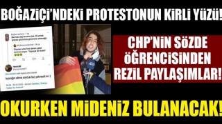 CHP'nin öğrencisinden iğrenç paylaşımlar!