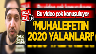 Cumhur Frankfurt'un 'Muhalefetin 2020 yalanları' çok konuşulan videosu