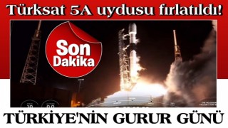 TÜRKSAT 5A uydusu, uzaya fırlatıldı