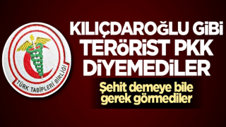 Kılıçdaroğlu gibi TBB de terörist PKK diyemedi