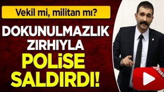 Vekil mi militan mı? Barış Atay, dokunulmazlık zırhıyla polise saldırdı!