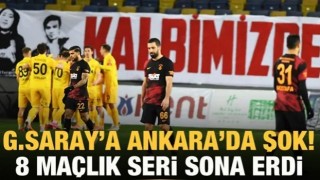 Galatasaray'a Ankaragücü dur dedi!