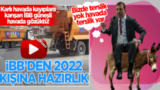 İBB ekrem fıkrası! CHP'li İBB güneşli havada tuzlama yaptı!