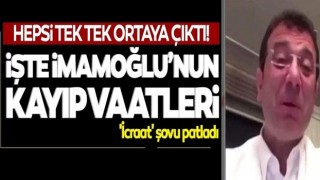 İşte Ekrem'in kayıp vaatleri! Hepsi tek tek ortaya çıktı...