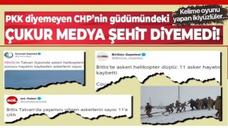 PKK diyemeyen CHP'nin güdümündeki çukur medya şehit diyemedi: Bitlis'teki kazayı tepki çeken başlıklarla duyurdular