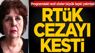 RTÜK, Ayşenur Arslan'ın programındaki skandal sözlere cezayı kesti