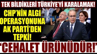 CHP'nin kara propagandasına AK Parti'den sert tepki!