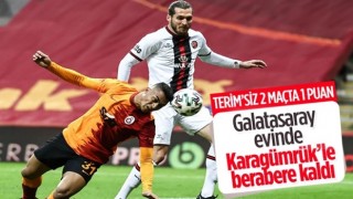 Galatasaray evinde Karagümrük ile berabere kaldı