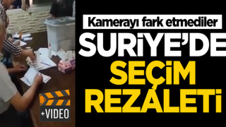 Diktatör Esed'in seçim tiyatrosu! Kamareyı fark etmediler