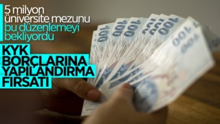 Öğrenim kredisi borçları tekrar yapılandırılıyor