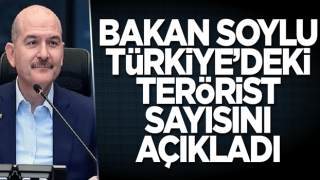 Bakan Soylu Türkiye’deki terörist sayısını açıkladı