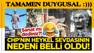 CHP'nin 'heykel sevdası'nın nedeni belli oldu! 'Sanat' mı dediniz?!