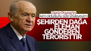 Devlet Bahçeli: Deniz Poyraz teröristtir