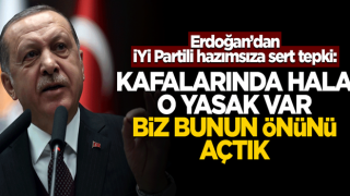 Erdoğan'dan İYİ Partili isme tepki! "Kafalarında hala o yasak var, biz bunun önünü açtık"