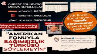 AK Parti MKYK üyesi Şamil Tayyar: Amerikan fonuyla bağımsızlık türküsü söylemeyin, komik oluyorsunuz