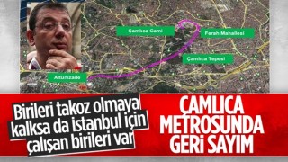 Altunizade - Çamlıca metrosunda sıra temel atmaya geldi