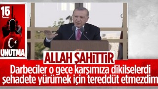 Cumhurbaşkanı Erdoğan: FETÖ'cüler karşımıza dikilseydi şehadete yürüyecektim