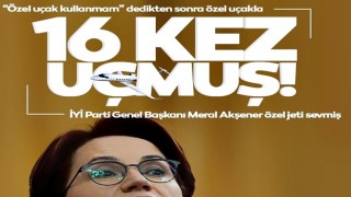 Meral Akşener 'Biz özel uçak kullanmayız' demişti! 1 ayda 16 kez uçmuş