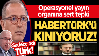 Sadece adı Türk! Operasyonel yayın organına Fahrettin Altun'dan sert tepki: Habertürk'ü kınıyoruz!