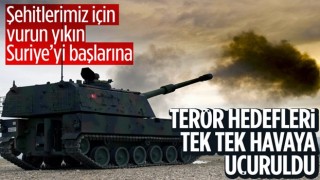 Suriye'de terör örgütü YPG'ye ait hedefler vuruldu