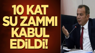 10 kat su zammı kabul edildi!