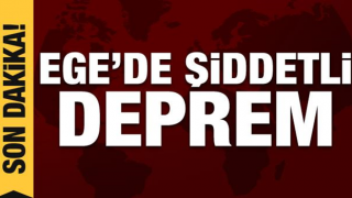 Son Dakika: Ege'de şiddetli deprem