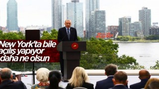 Cumhurbaşkanı Erdoğan, New York'ta Türkevi Binası'nın açılışı töreninde