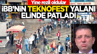 İBB'nin TEKNOFEST yalanı elinde patladı! Rezil oldular