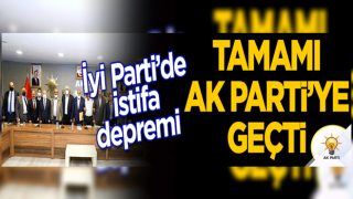 İYİ Parti'de Horasan teşkilatında istifa depremi! Tamamı AK Parti'ye geçti