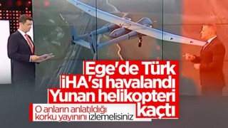 Türk İHA'sı yunan medyasını panikletti