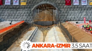 Ankara-İzmir YHT projesindeki Türkiye'nin en geniş TBM tünelinde ışık göründü