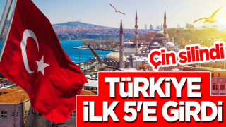 Çin silindi! Türkiye ilk 5'e girdi