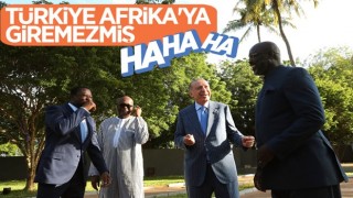 Cumhurbaşkanı Erdoğan, üç Afrika lideriyle bir araya geldi