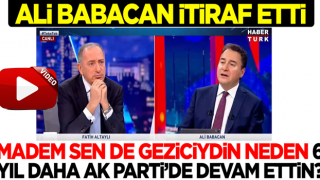 Ali itiraf etti! Madem sen de geziciydin neden 6 yıl daha AK Parti'de devam ettin?