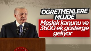 Cumhurbaşkanı Erdoğan: Öğretmenlere ilave haklar sağlanacak