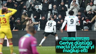 Beşiktaş Göztepeyi 2 golle geçtİ