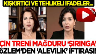 Çin treni mağduru şırınga Özlem'den şimdi de 'Alevilik' iftirası! 'Kışkırtıcı' ve 'tehlikeli' ifadeler kullandı