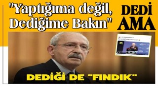 Dediği de 'fındık'