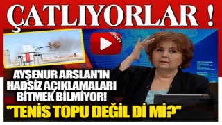 Halk TV sunucusu Ayşenur Arslan milli deniz topuyla dalga geçti: Tenis topu değil di mi?