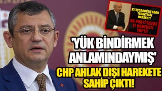 Meclis'teki ahlak dışı harekete CHP arka çıktı: Elini elinin sırtına vurdu bu yük bindirmek anlamındaki vücut dilidir