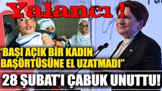 Meral Akşener: 28 Şubat döneminde başı açık bir kadın başörtüsüne el uzatmadı