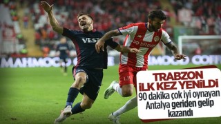 Trabzonspor, Antalya deplasmanında mağlup oldu