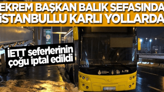 İstanbullunun kar çilesine İETT çilesi de eklendi! 22 saatte 69 otobüs yolda kaldı, insanlar yürüyerek evine gitti