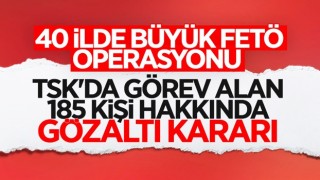 İzmir merkezli FETÖ operasyonunda 185 gözaltı kararı verildi