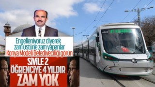 Konya Büyükşehir Belediyesi bu yıl da ulaşıma zam yapmayacak